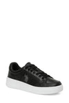 Pantofi sport din piele cu logo, Negru