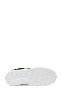 Pantofi sport din piele cu logo, Negru