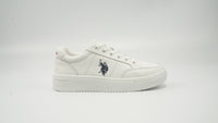 Pantofi Sport Din Piele Cu Logo, Alb