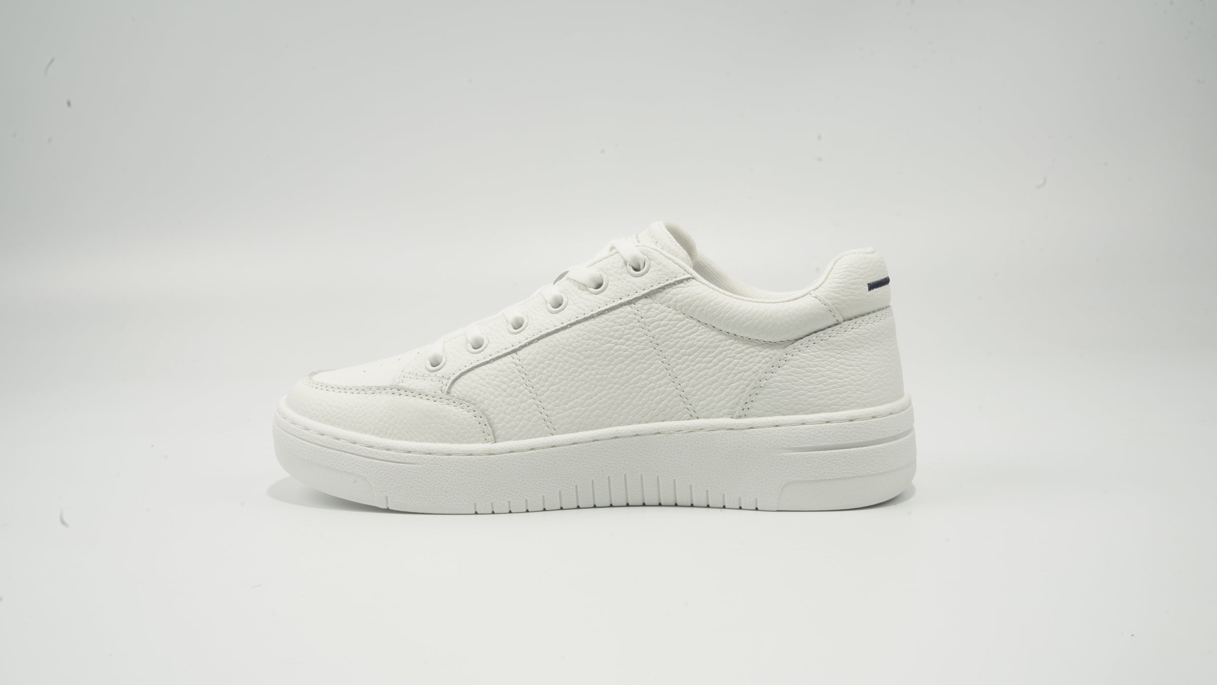 Pantofi Sport Din Piele Cu Logo, Alb
