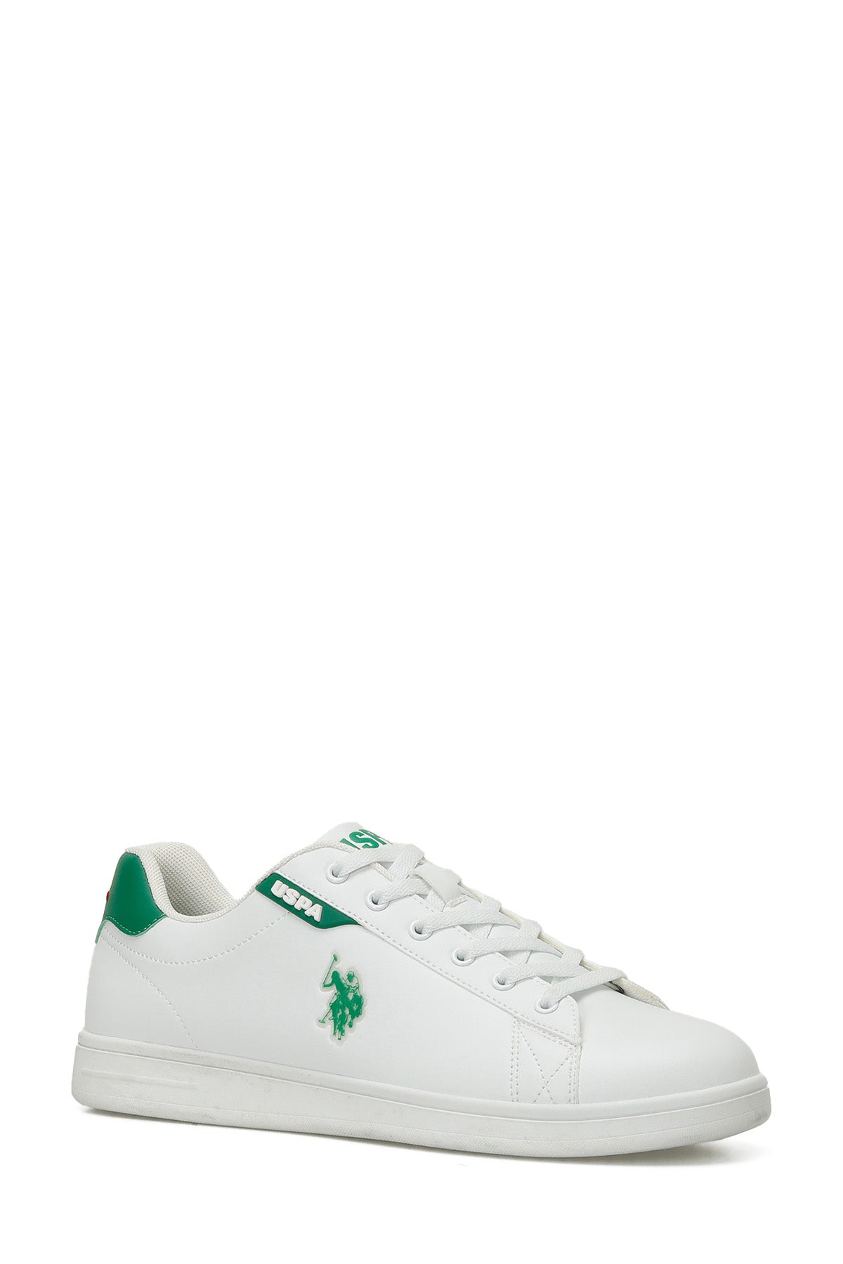 Pantofi Sport Din Piele Ecologica Cu Logo, Alb