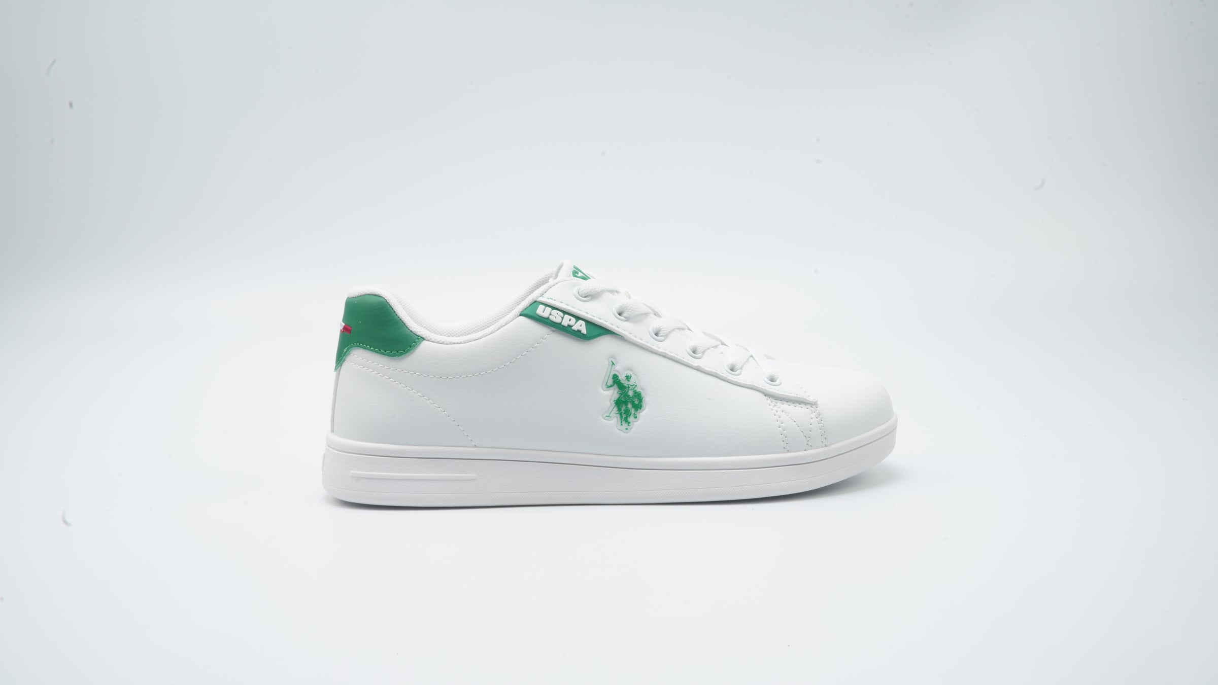 Pantofi Sport Din Piele Ecologica Cu Logo, Alb