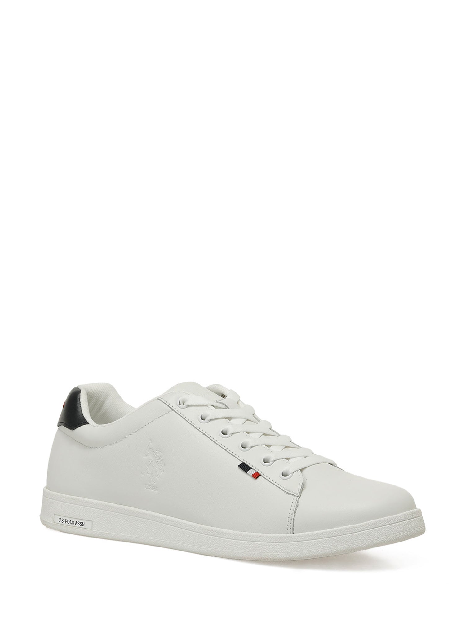 Pantofi Sport Din Piele Cu Detaliu Logo, Alb
