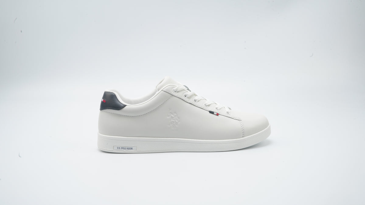 Pantofi Sport Din Piele Cu Detaliu Logo, Alb
