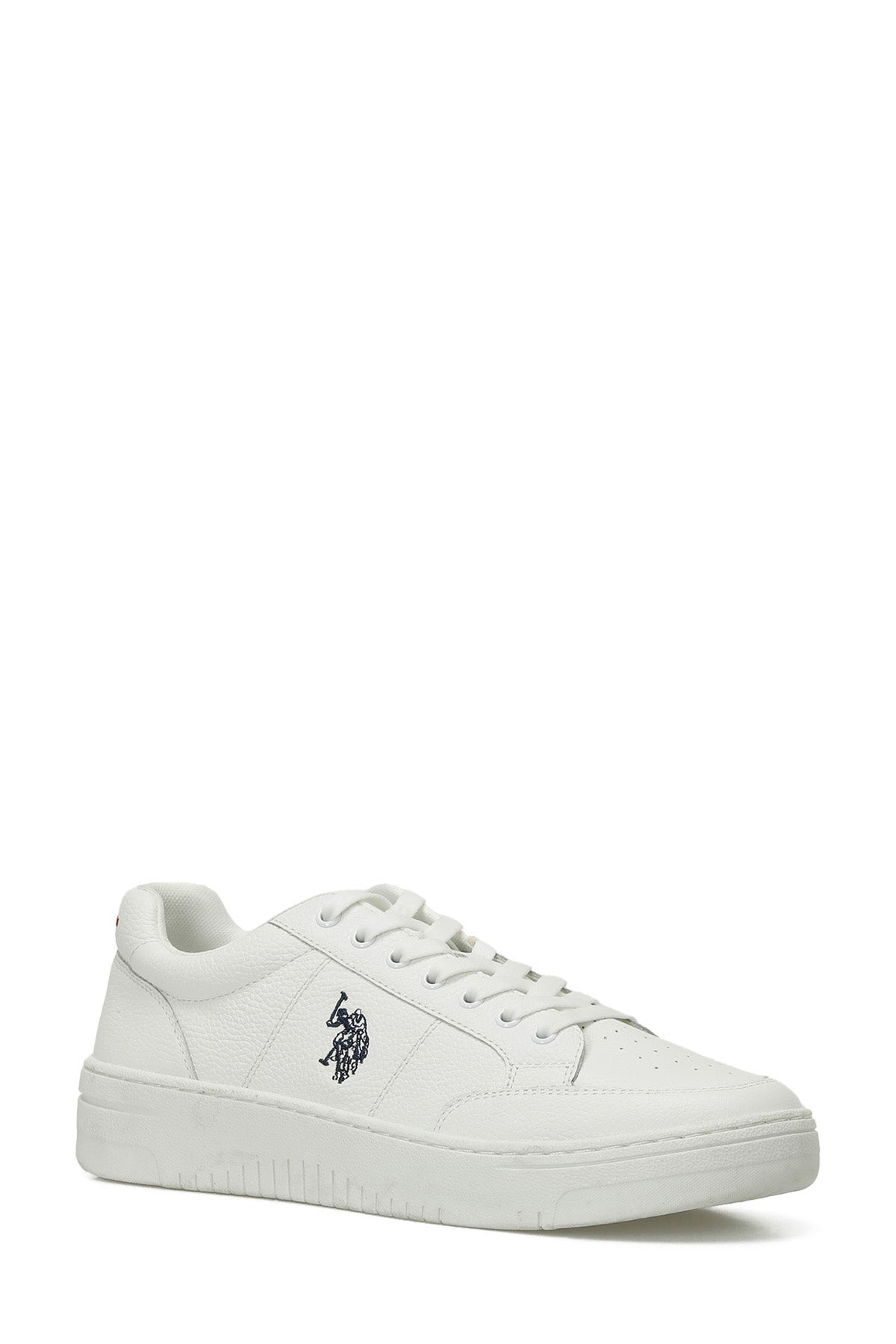 Pantofi Sport Din Piele Cu Detaliu Logo, Alb