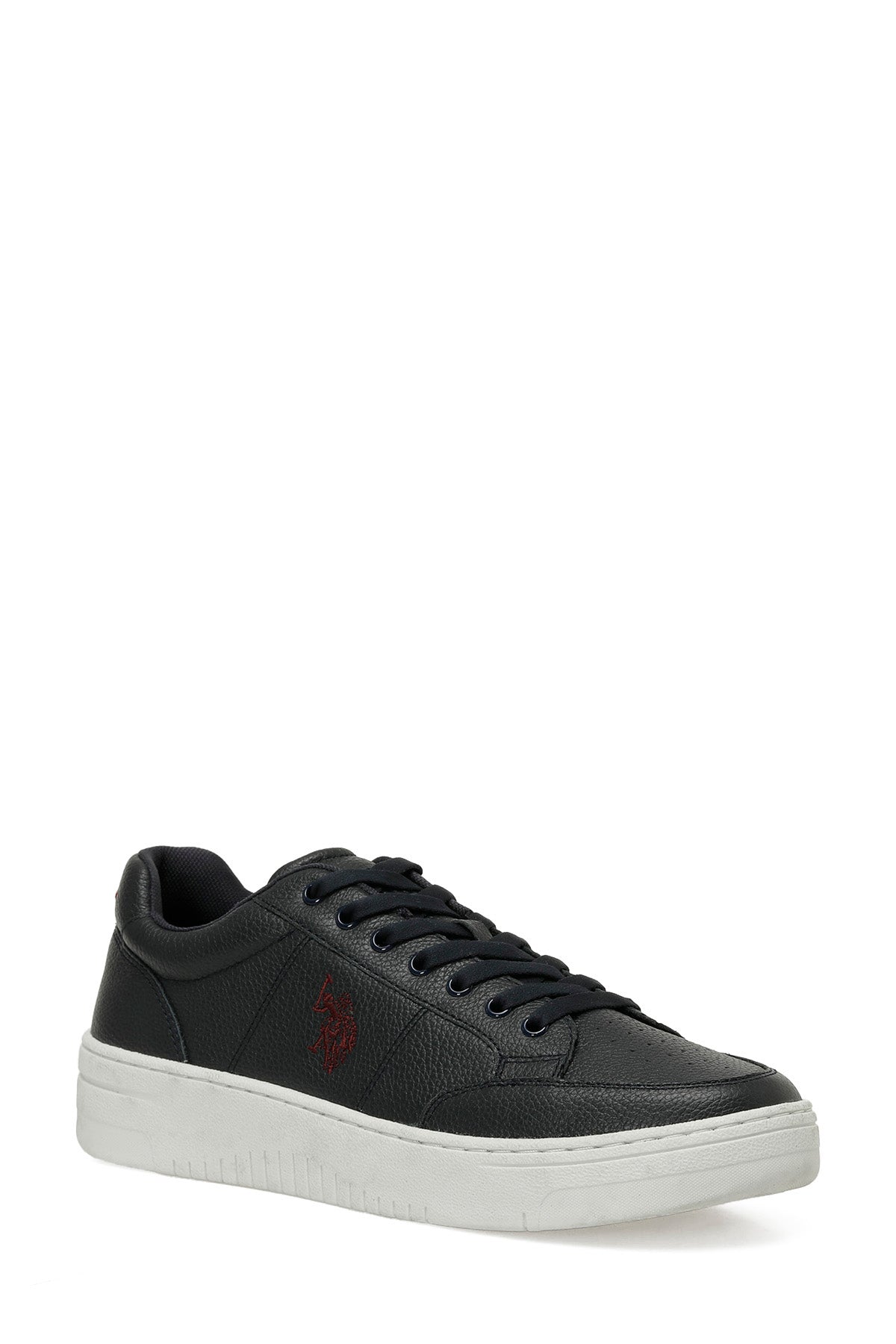 Pantofi Sport Din Piele Cu Detaliu Logo , Bleumarin
