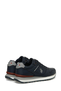 Pantofi sport din piele ecologica cu logo