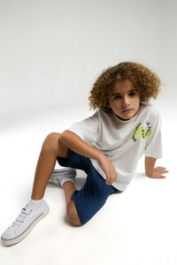 Set de Tricou de Bumbac si Pantaloni Scurti, 2 Piese