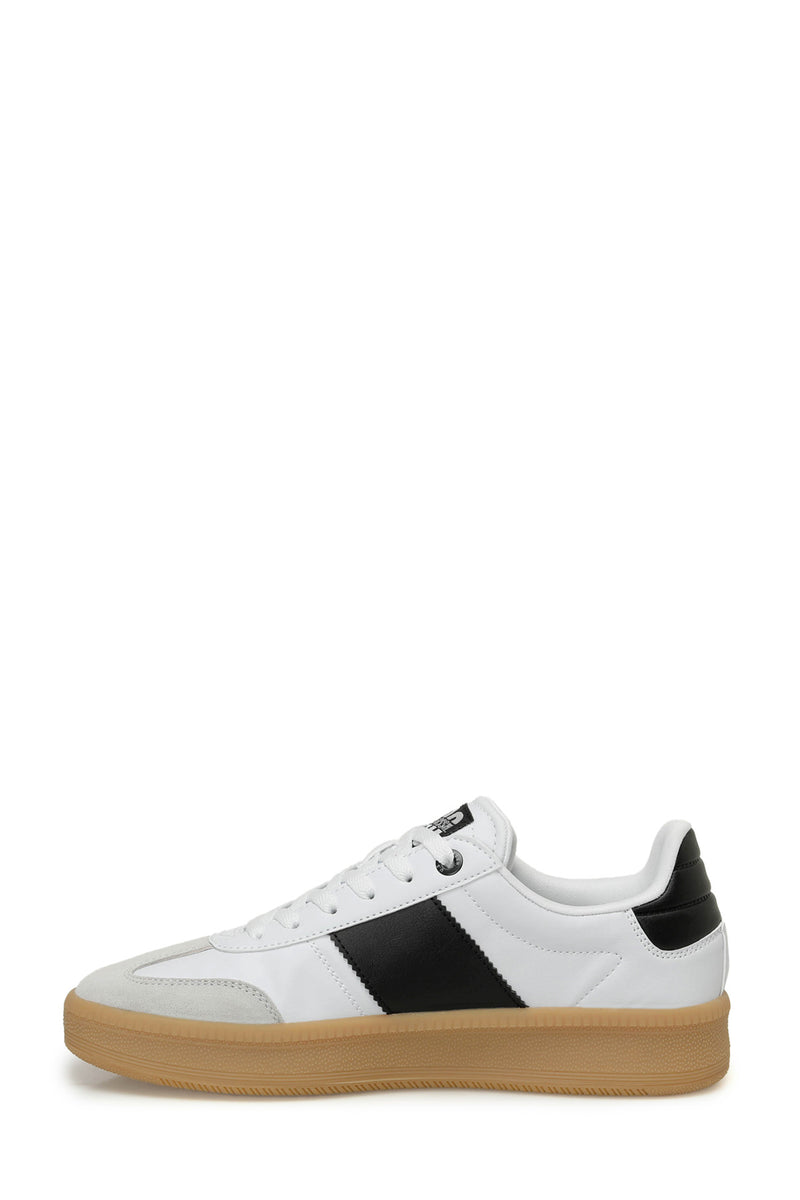 Pantofi sport din piele ecologica si piele intoarsa cu logo