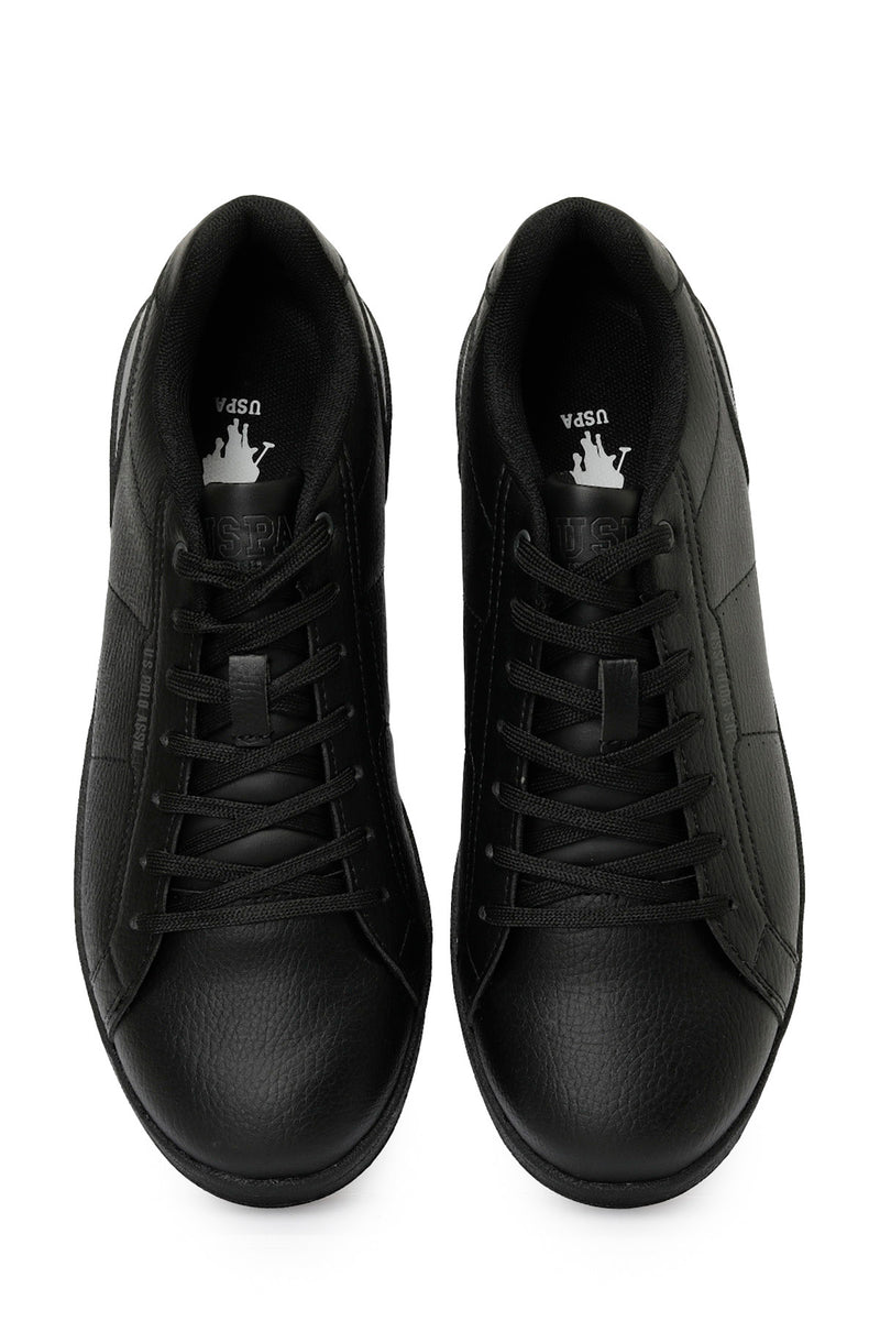 Pantofi sport din piele ecologica, Negru