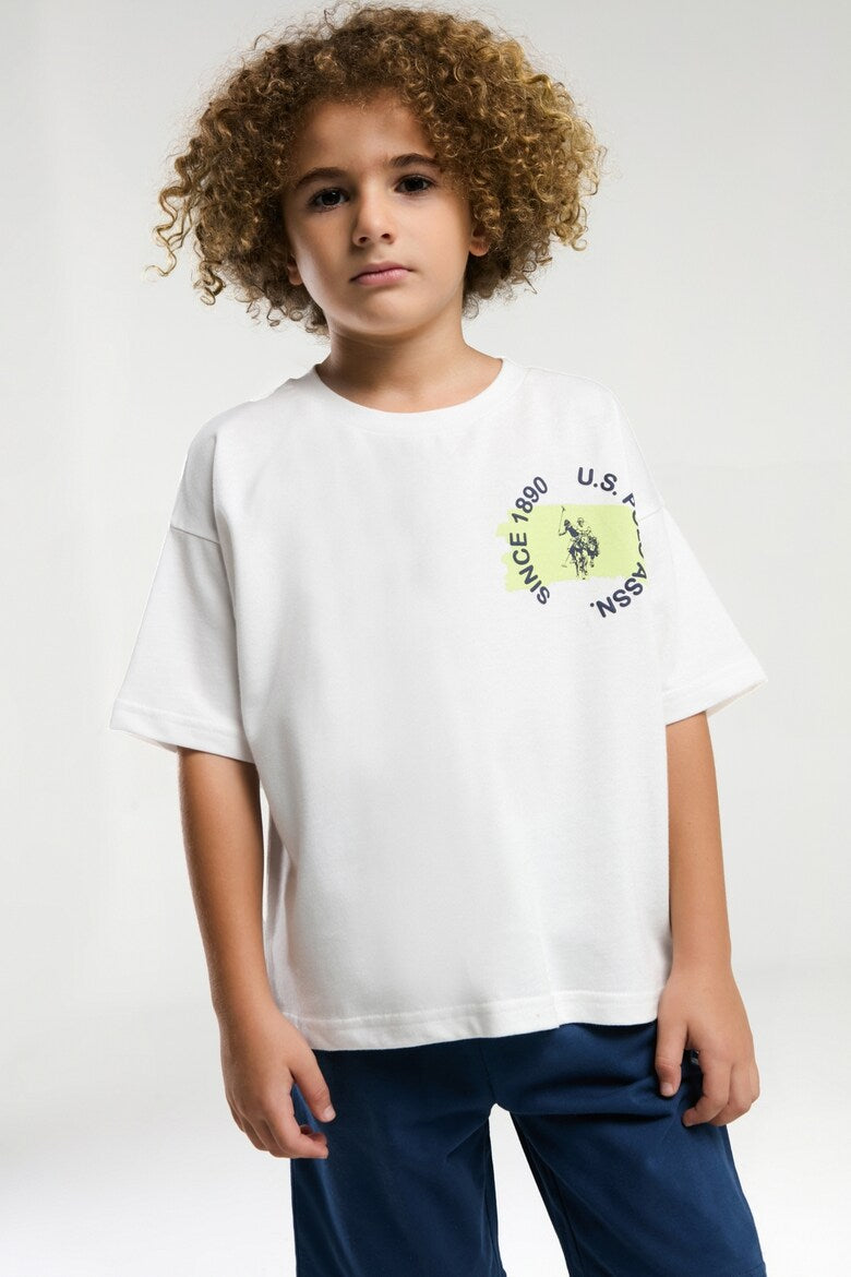 Set de Tricou de Bumbac si Pantaloni Scurti, 2 Piese