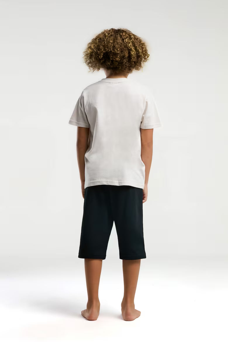 Set de Tricou de Bumbac si Pantaloni Scurti - 2 piese