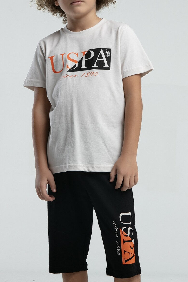 Set de Tricou de Bumbac si Pantaloni Scurti - 2 piese