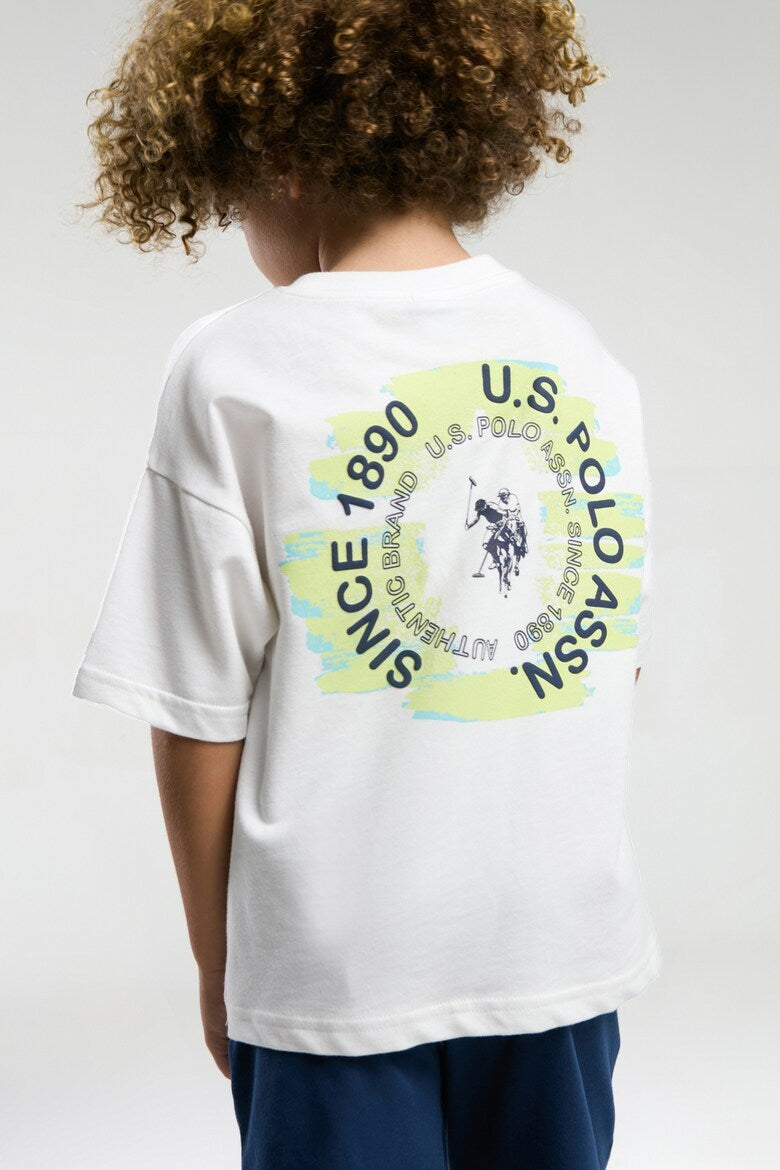 Set de Tricou de Bumbac si Pantaloni Scurti, 2 Piese