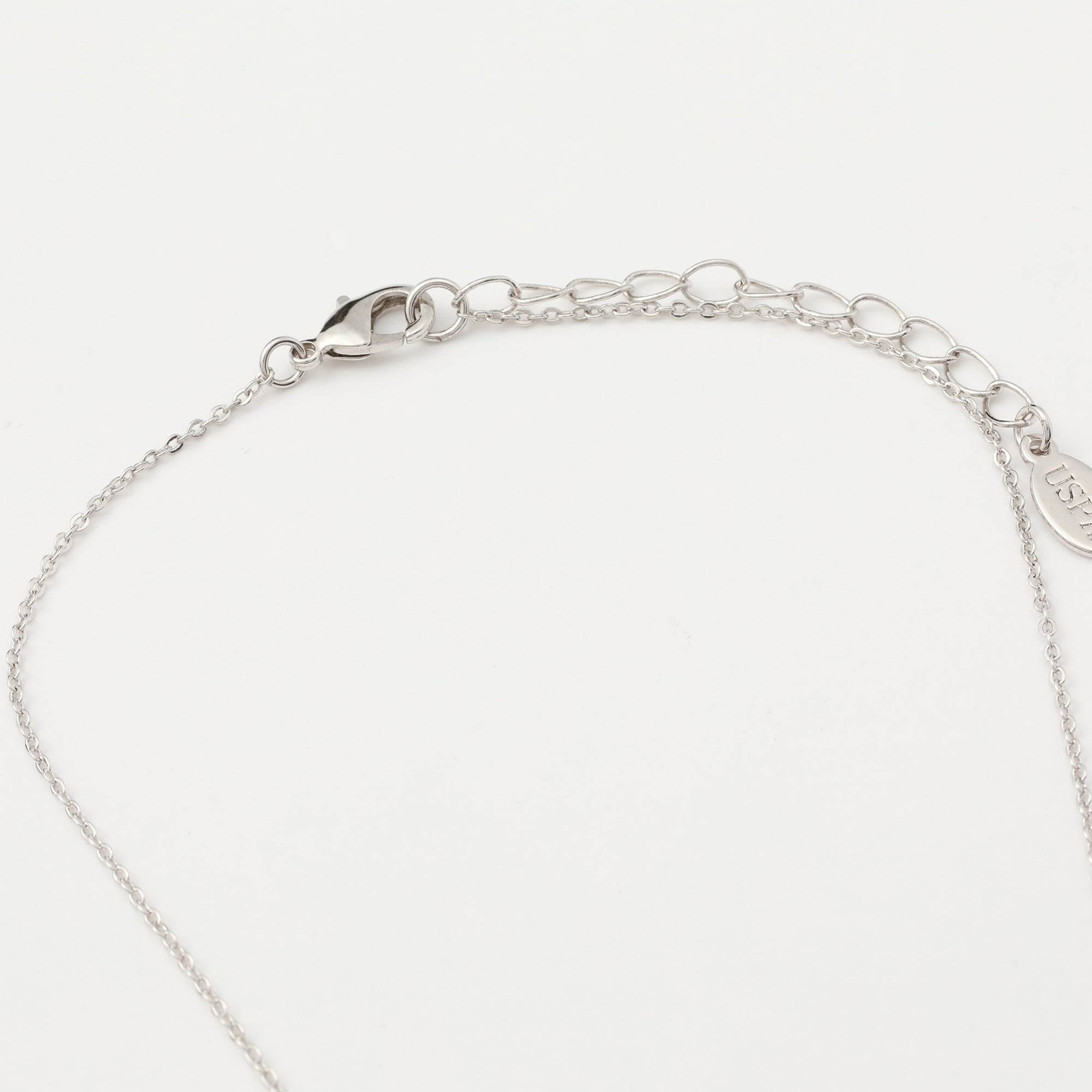 Colier Din Metal Placat Cu Rodiu, Cu Pandantiv Cu Perlă Albă Si Zirconia.