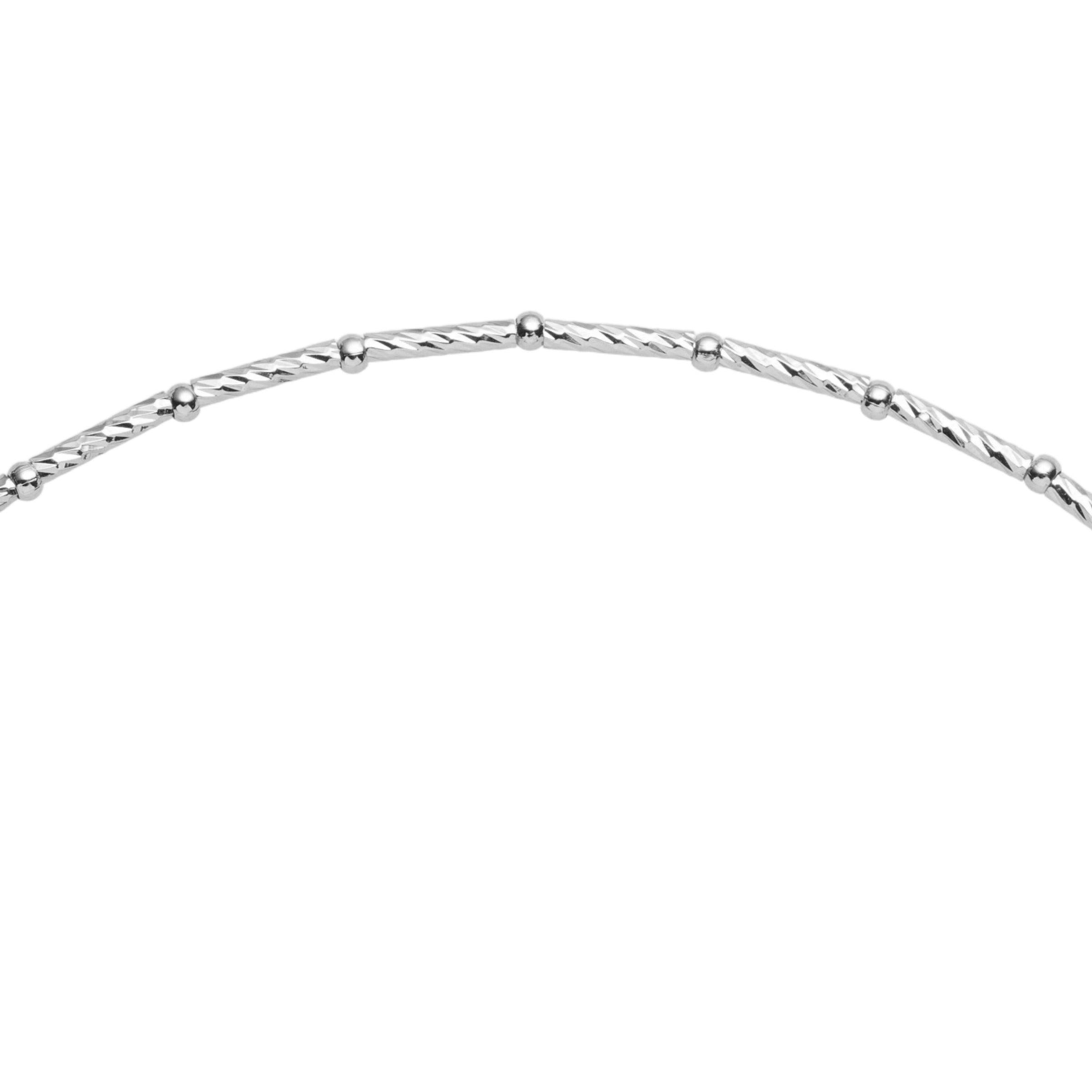 Colier Tip Choker Reglabil Din Metal Placat Cu Rodiu, Cu Perlă Gri și Perlă Albă