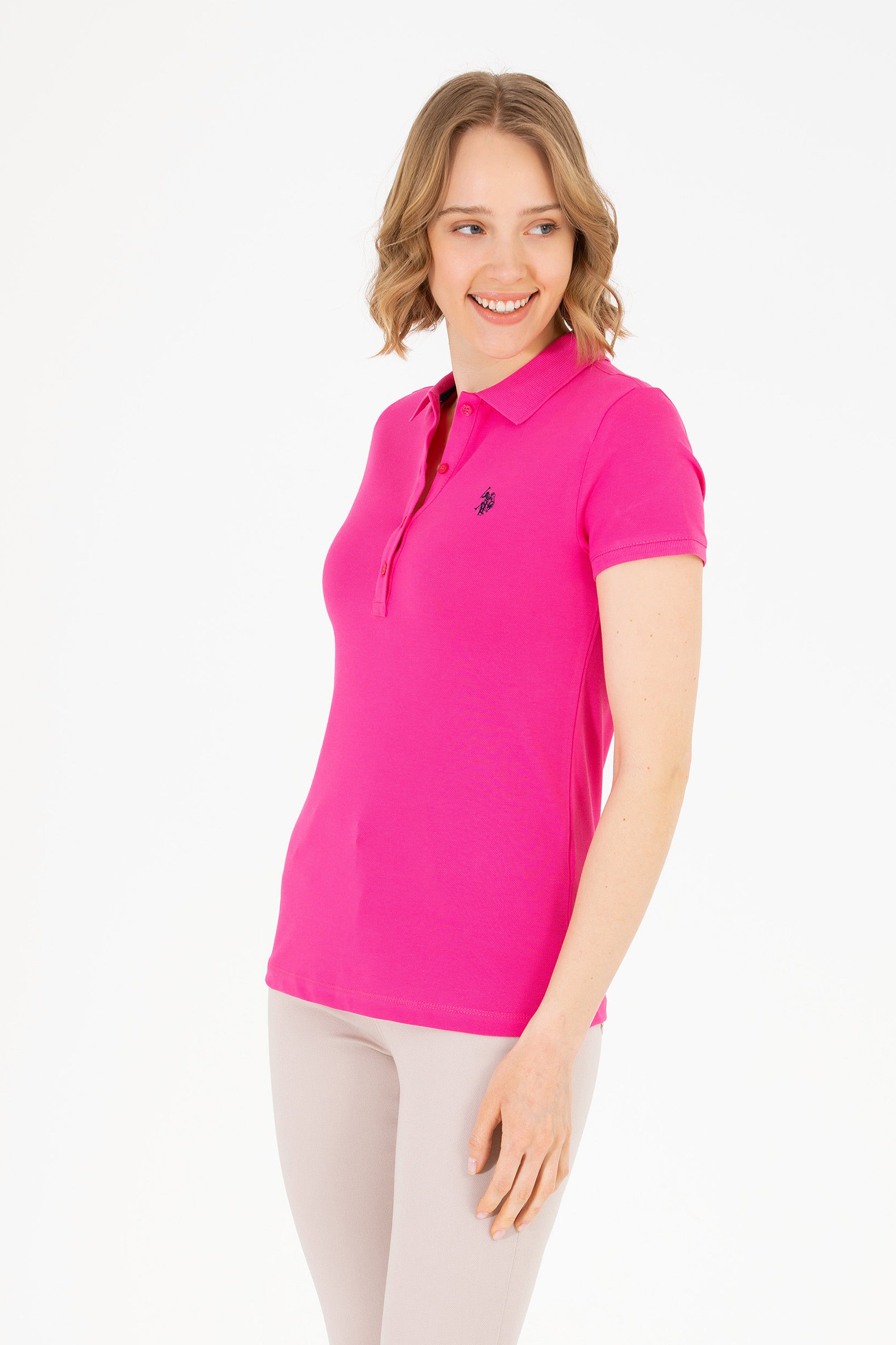 Tricou Polo Slim fit cu broderie logo