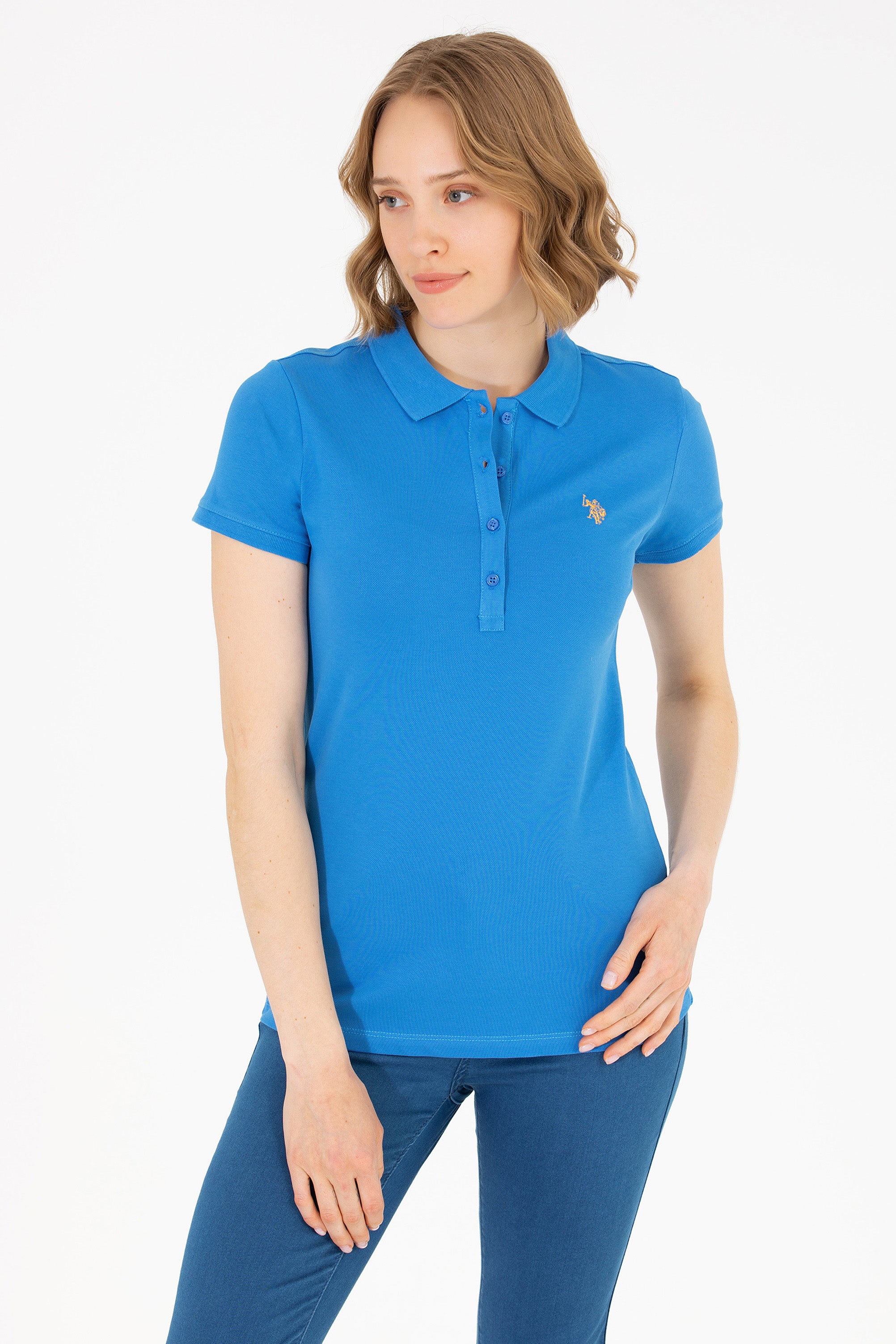 Tricou Polo Slim fit cu broderie logo