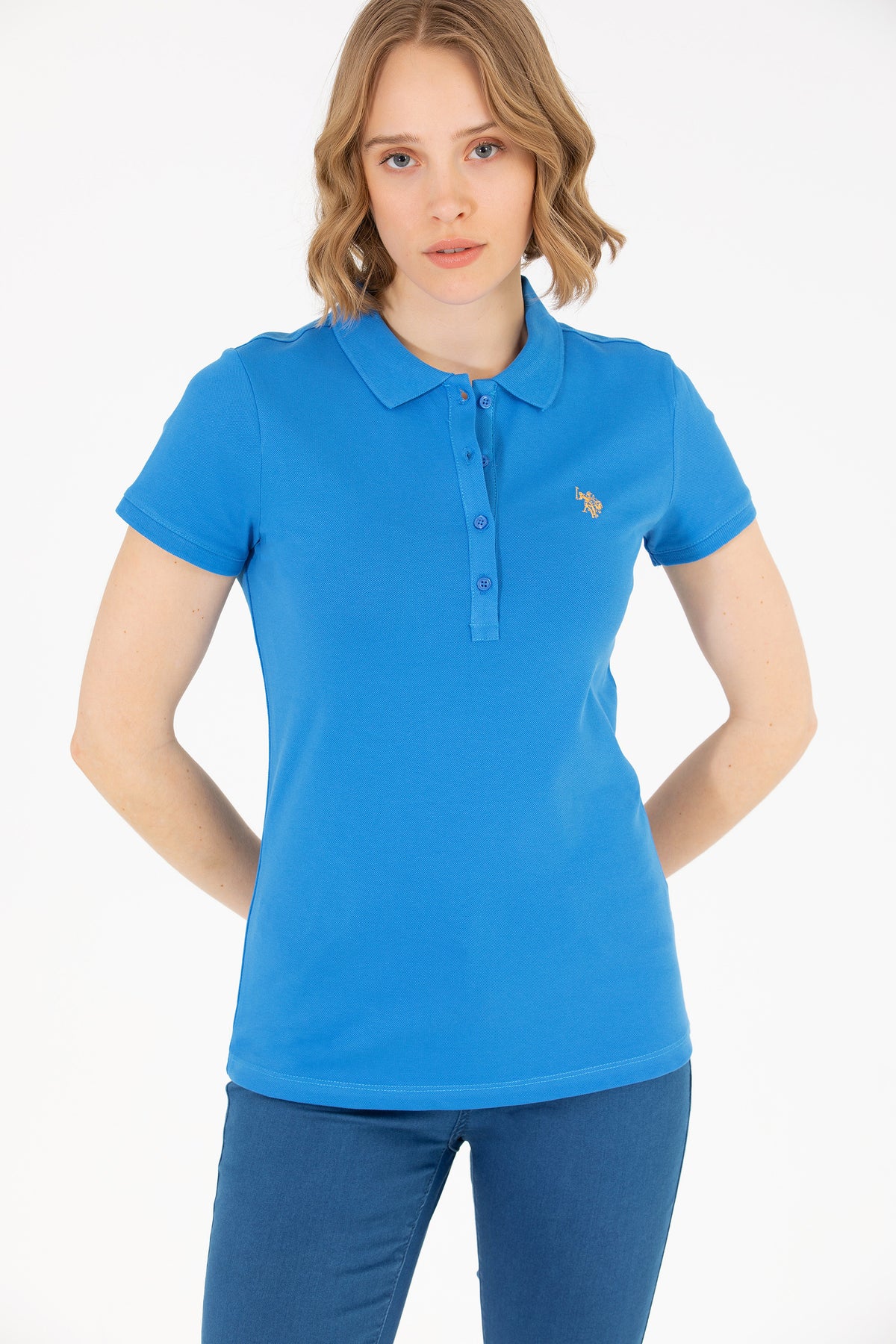 Tricou Polo Slim fit cu broderie logo