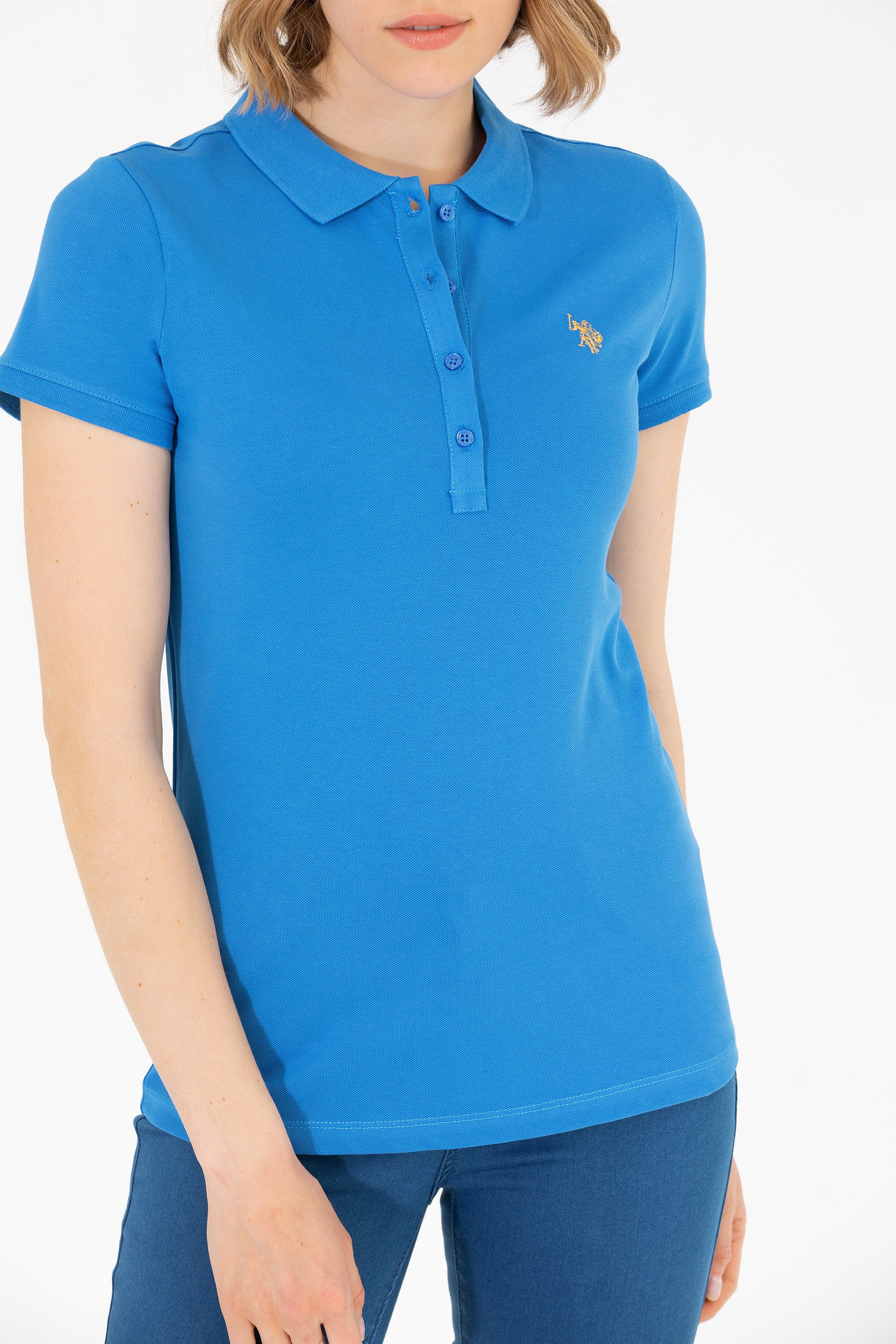 Tricou Polo Slim fit cu broderie logo
