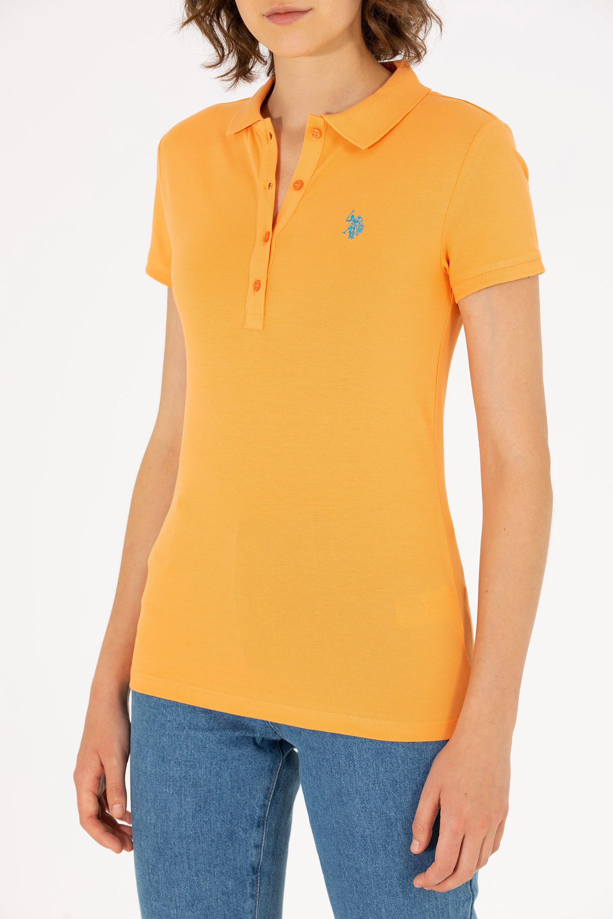 Tricou Polo Slim fit cu broderie logo
