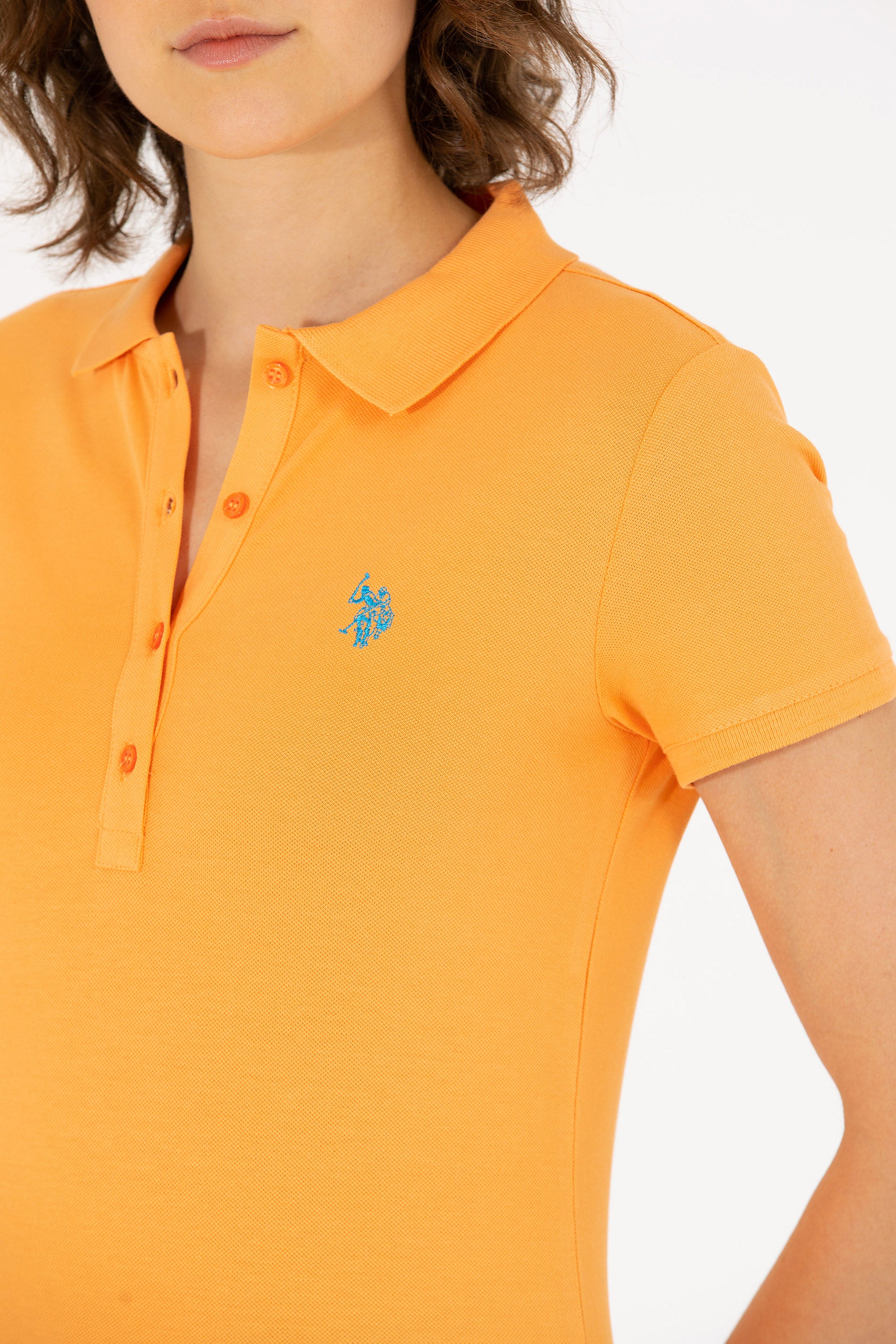 Tricou Polo Slim fit cu broderie logo