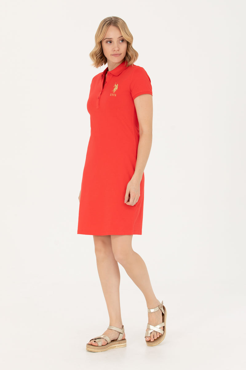 Rochie Polo cu broderie logo