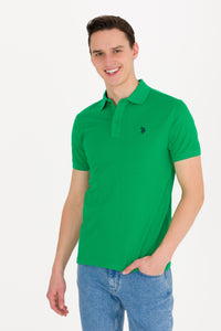 Tricou Polo Slim fit uni de bumbac