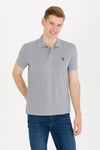 Tricou Polo Slim fit uni de bumbac