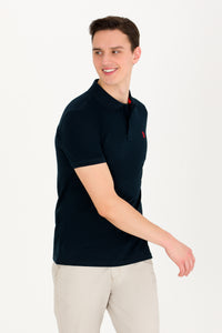 Tricou Polo Slim fit uni de bumbac