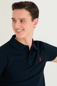 Tricou Polo Slim fit uni de bumbac