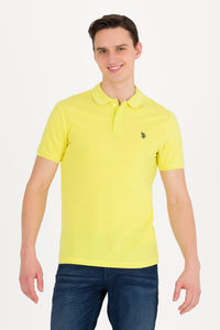 Tricou Polo Slim fit uni de bumbac