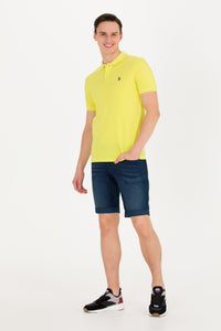 Tricou Polo Slim fit uni de bumbac