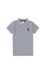 Tricou Polo din bumbac cu broderie logo