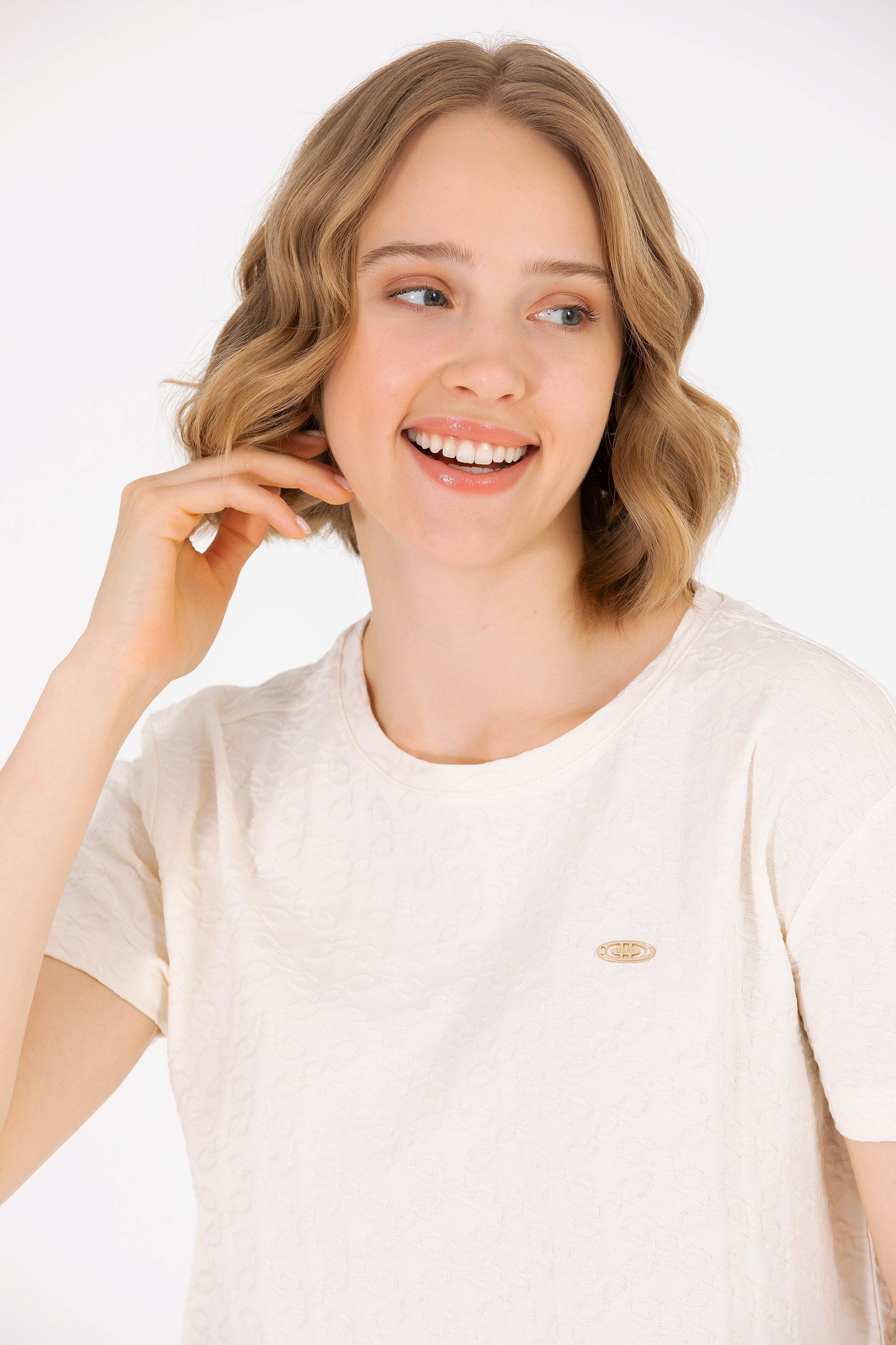 Tricou Oversize cu model uni