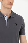 Tricou Polo Regular fit cu imprimeu logo