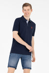 Tricou Polo Regular fit cu imprimeu logo