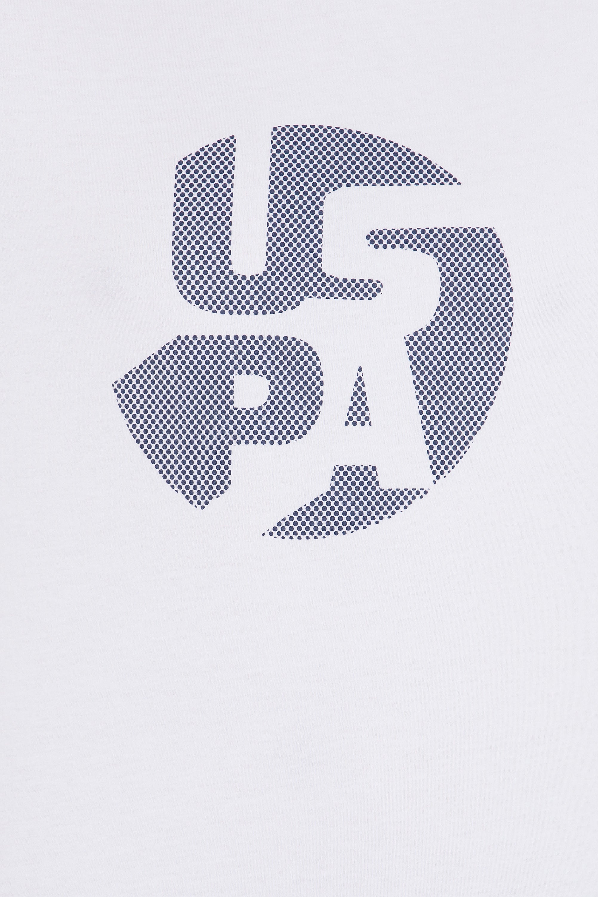 Tricou cu decolteu la baza gâtului cu imprimeu text