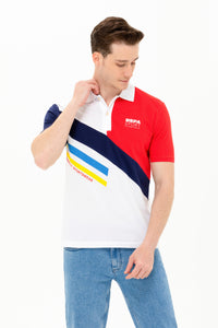 Tricou polo regular fit de bumbac