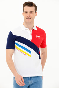 Tricou polo regular fit de bumbac