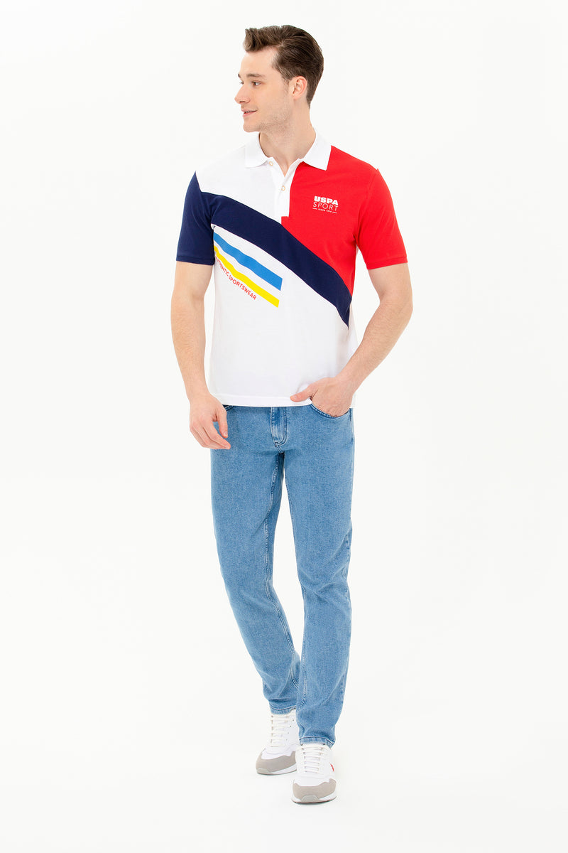 Tricou polo regular fit de bumbac