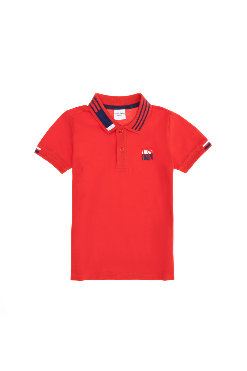 Tricou Polo de bumbac cu imprimeu logo