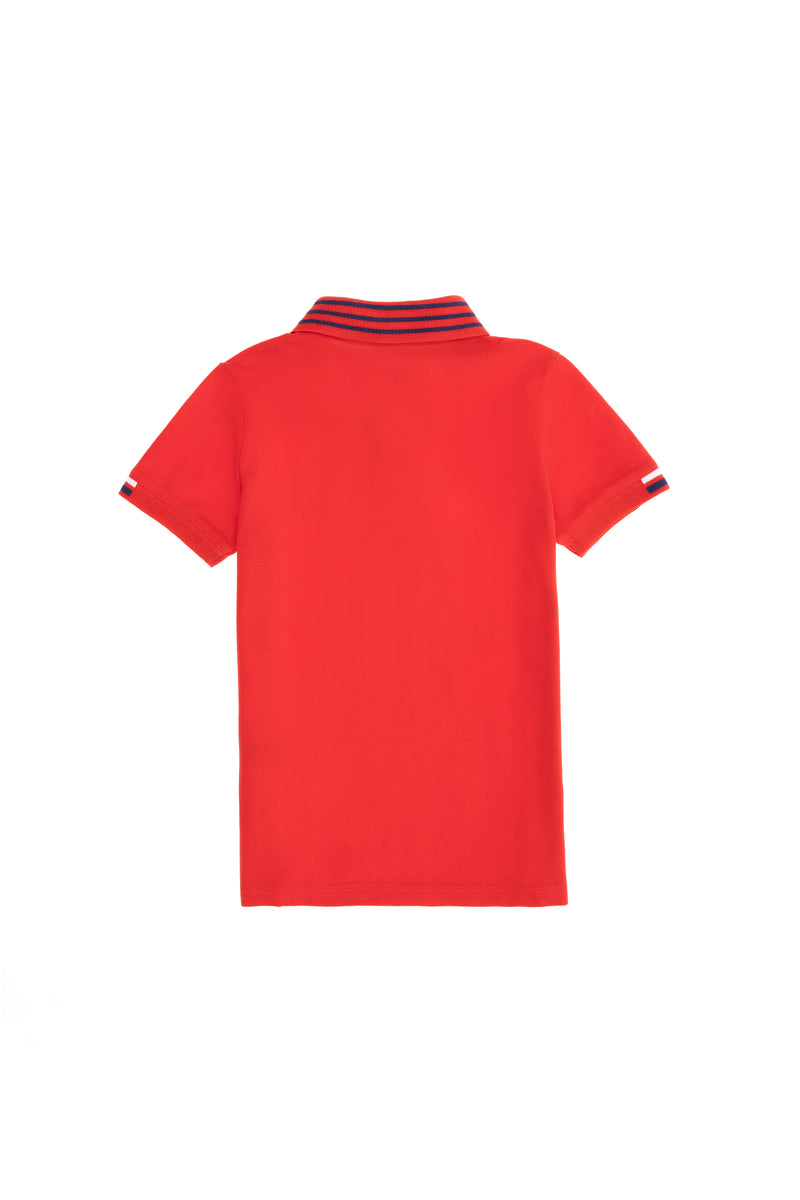 Tricou Polo de bumbac cu imprimeu logo