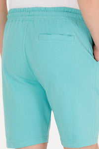 Pantaloni scurți din bumbac cu șnur