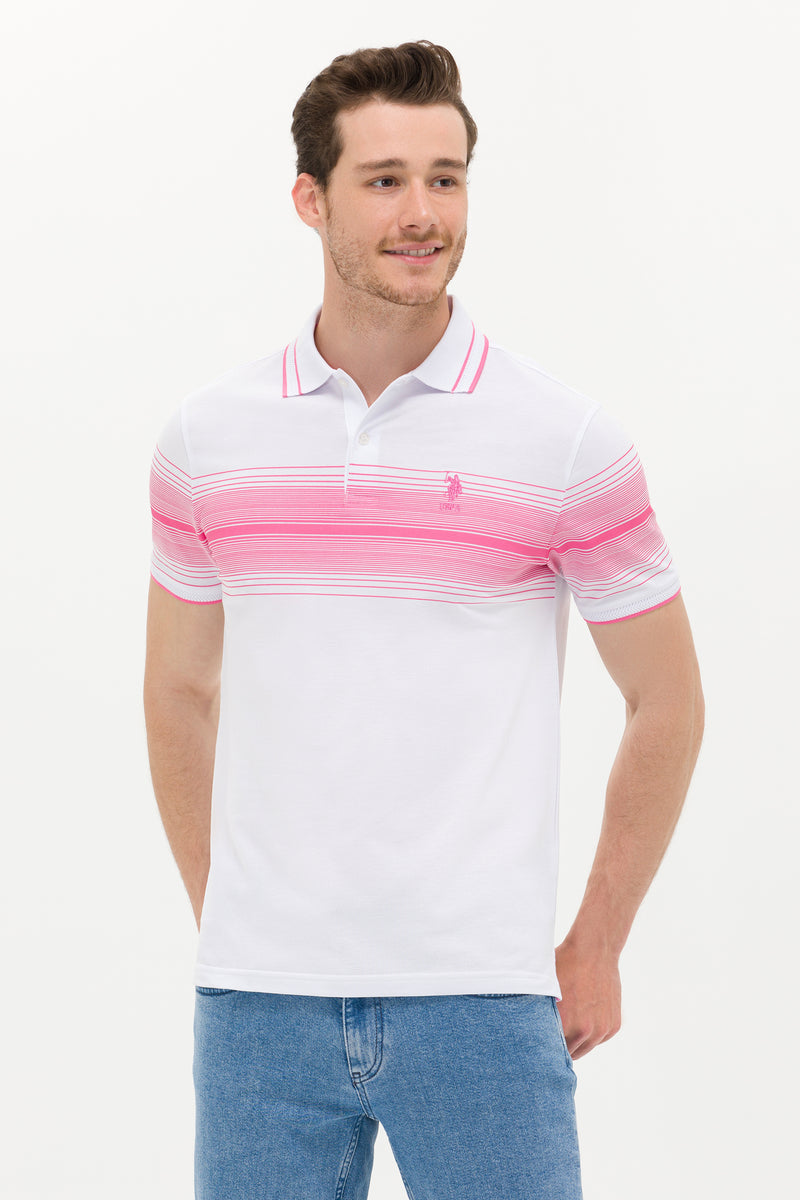 Tricou Polo cu dungi