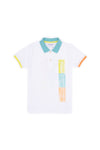 Tricou Polo de bumbac cu imprimeu text