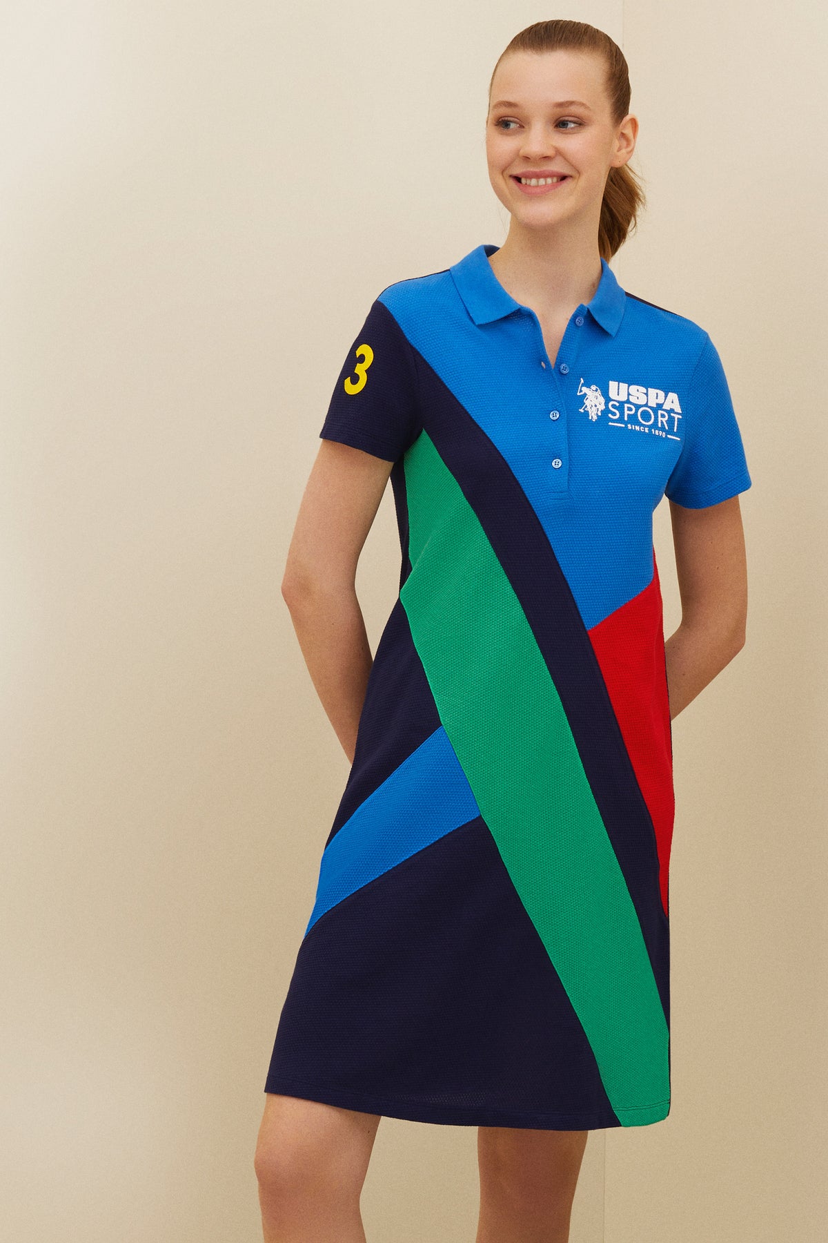 Rochie Polo cu imprimeu logo