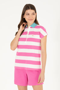 Tricou Polo de bumbac cu dungi