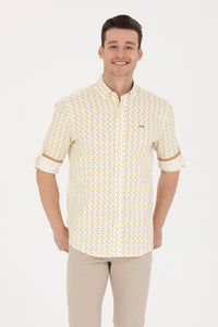 Camasa Barbat Multicolora Cu Model Abstract