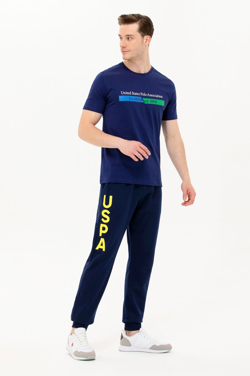 Pantaloni de trening cu imprimeu logo